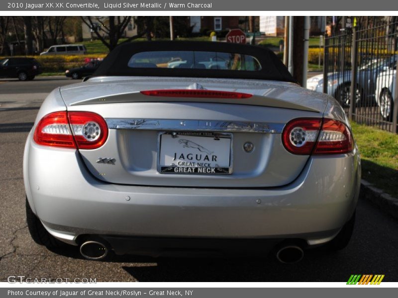 Liquid Silver Metallic / Warm Charcoal 2010 Jaguar XK XK Convertible