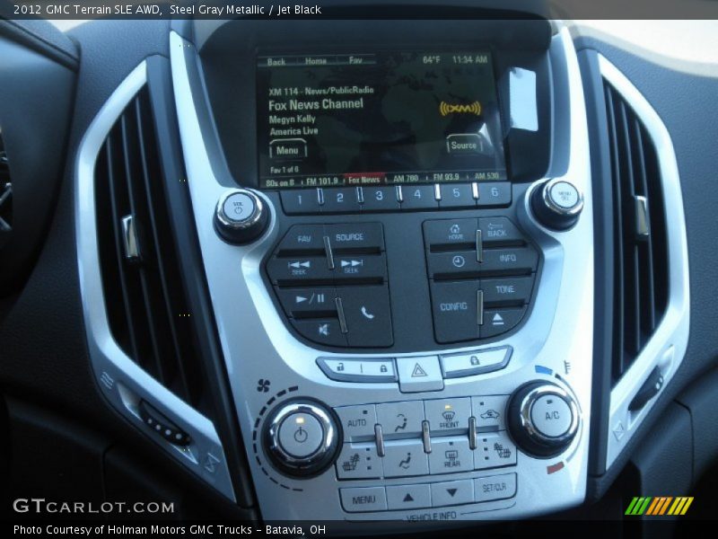 Steel Gray Metallic / Jet Black 2012 GMC Terrain SLE AWD