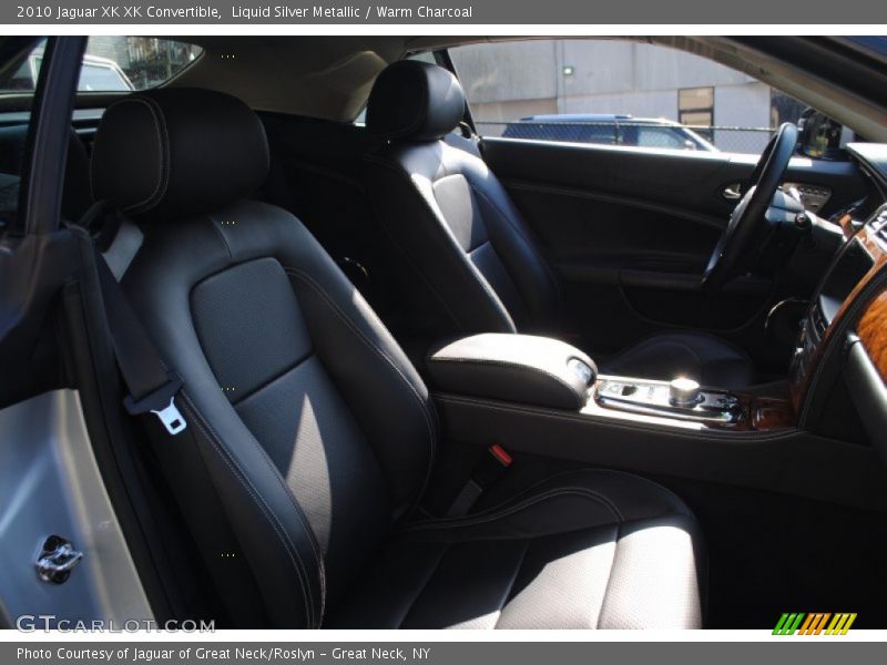 Liquid Silver Metallic / Warm Charcoal 2010 Jaguar XK XK Convertible