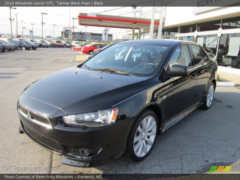 Tarmac Black Pearl / Black 2010 Mitsubishi Lancer GTS