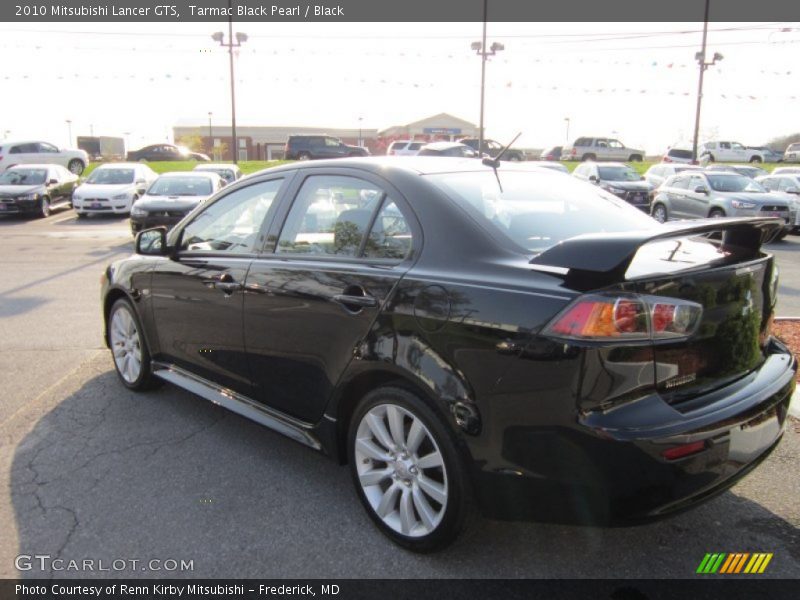 Tarmac Black Pearl / Black 2010 Mitsubishi Lancer GTS