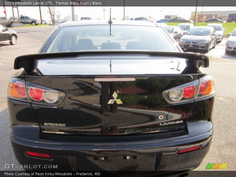 Tarmac Black Pearl / Black 2010 Mitsubishi Lancer GTS