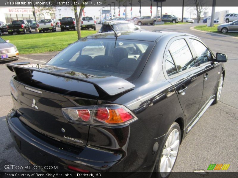 Tarmac Black Pearl / Black 2010 Mitsubishi Lancer GTS