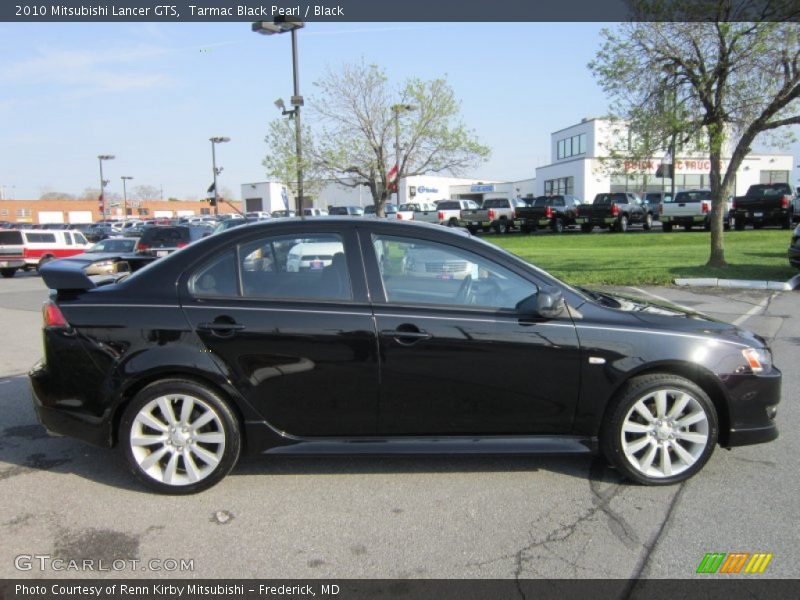 Tarmac Black Pearl / Black 2010 Mitsubishi Lancer GTS