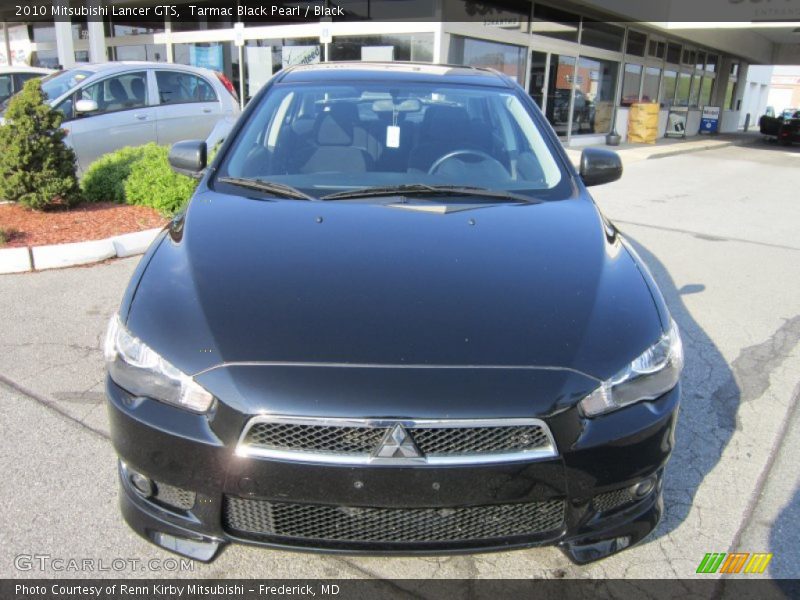 Tarmac Black Pearl / Black 2010 Mitsubishi Lancer GTS