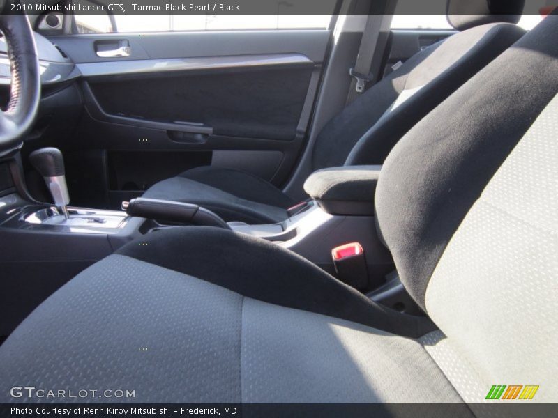 Tarmac Black Pearl / Black 2010 Mitsubishi Lancer GTS