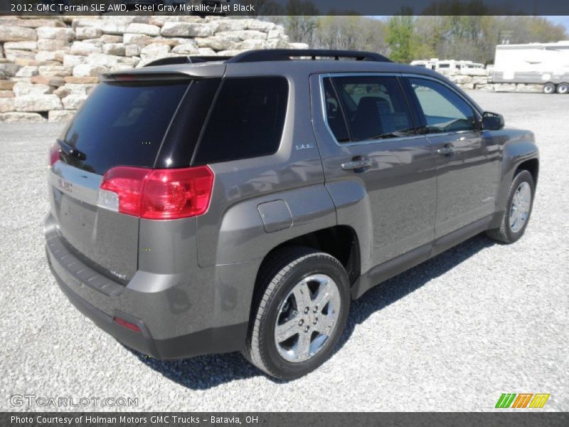 Steel Gray Metallic / Jet Black 2012 GMC Terrain SLE AWD