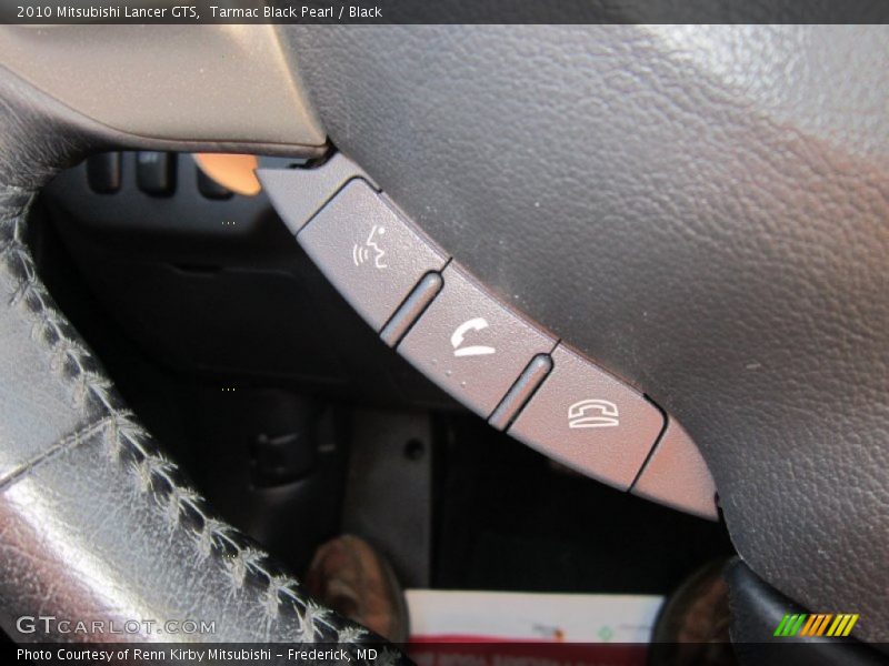 Tarmac Black Pearl / Black 2010 Mitsubishi Lancer GTS