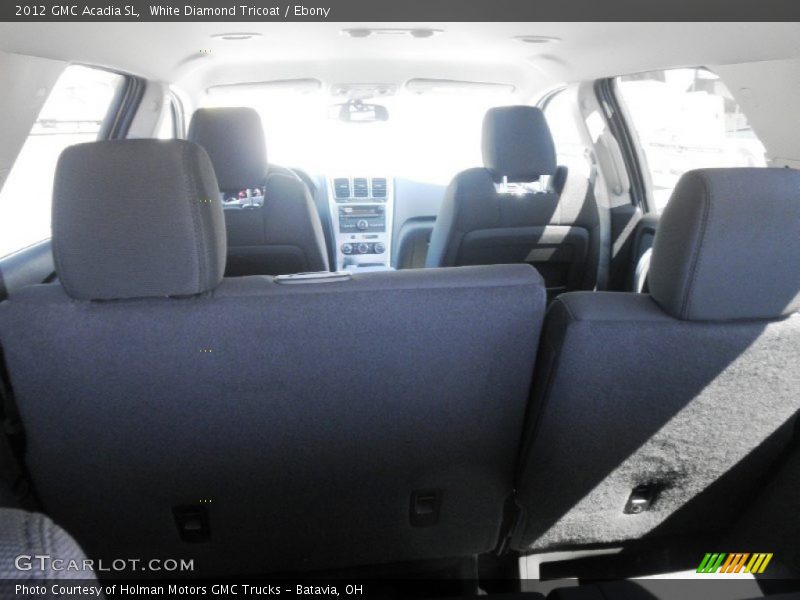 White Diamond Tricoat / Ebony 2012 GMC Acadia SL