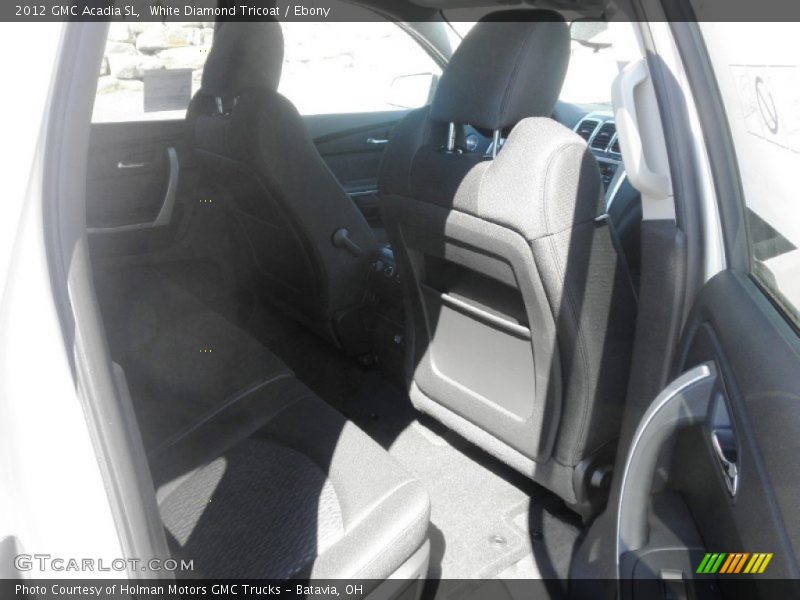 White Diamond Tricoat / Ebony 2012 GMC Acadia SL
