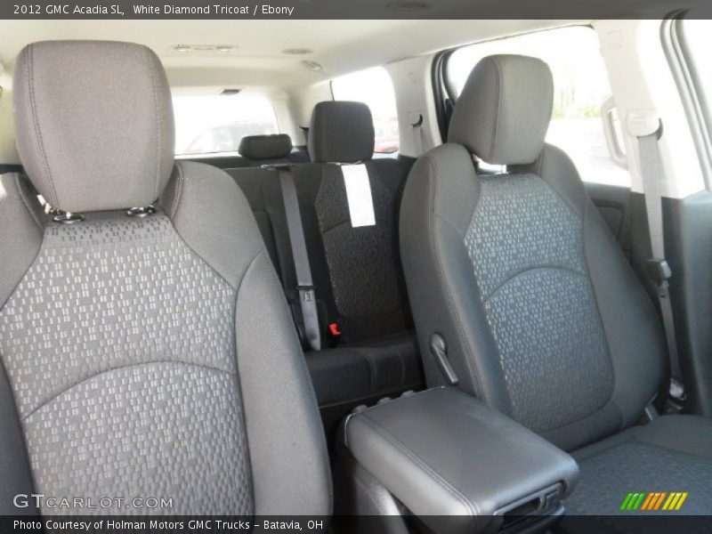 White Diamond Tricoat / Ebony 2012 GMC Acadia SL