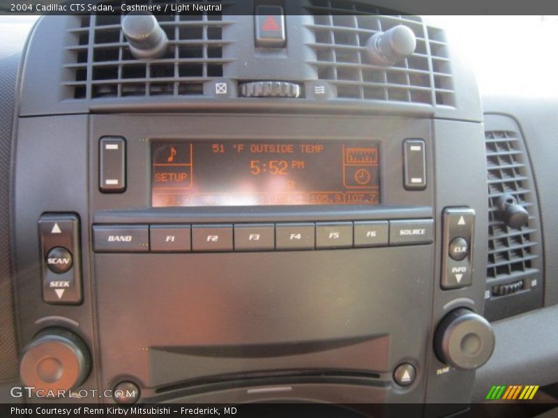 Cashmere / Light Neutral 2004 Cadillac CTS Sedan