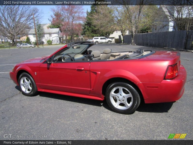  2002 Mustang V6 Convertible Laser Red Metallic