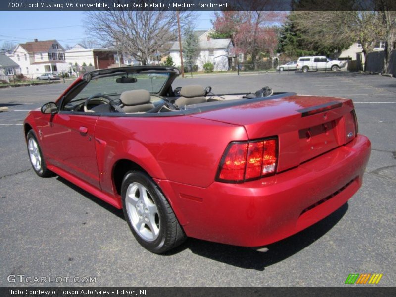  2002 Mustang V6 Convertible Laser Red Metallic