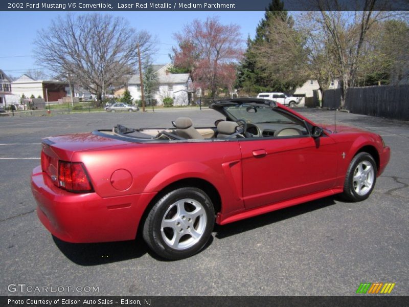  2002 Mustang V6 Convertible Laser Red Metallic