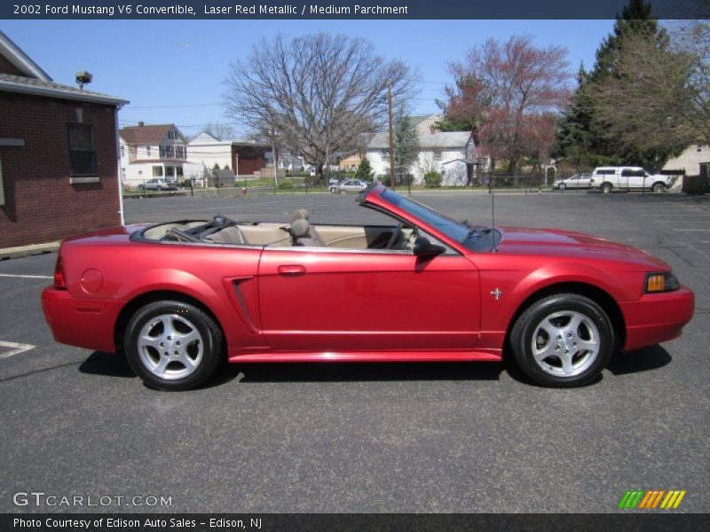  2002 Mustang V6 Convertible Laser Red Metallic