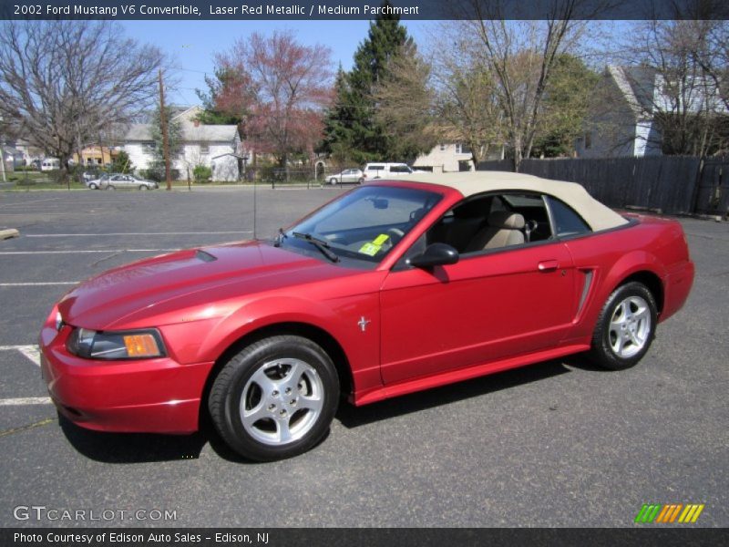  2002 Mustang V6 Convertible Laser Red Metallic