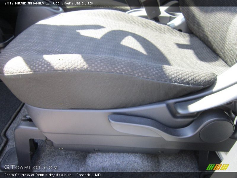 Front Seat of 2012 i-MiEV ES