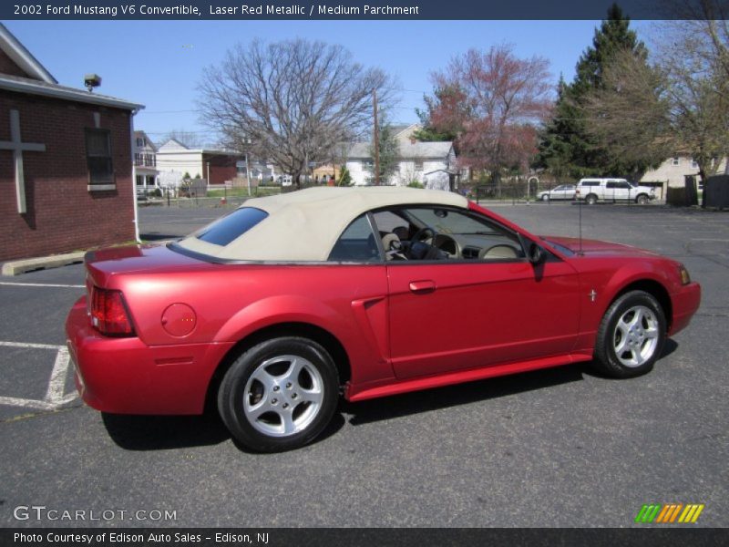  2002 Mustang V6 Convertible Laser Red Metallic