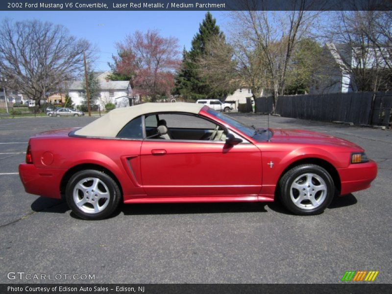  2002 Mustang V6 Convertible Laser Red Metallic