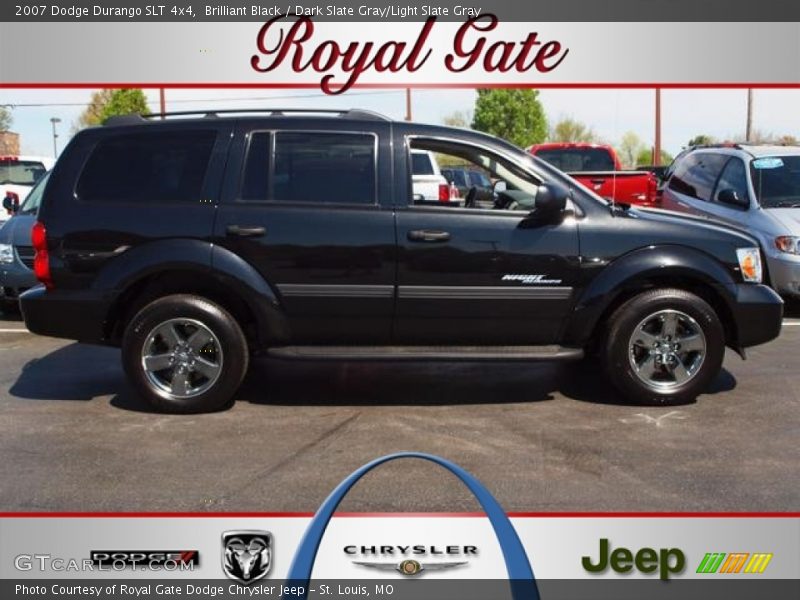 Brilliant Black / Dark Slate Gray/Light Slate Gray 2007 Dodge Durango SLT 4x4