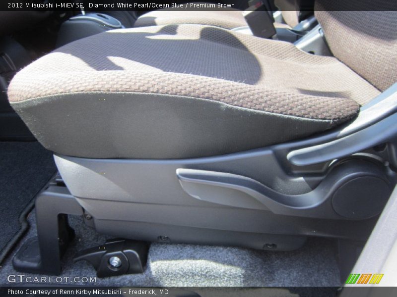 Front Seat of 2012 i-MiEV SE