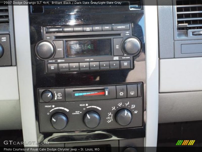 Brilliant Black / Dark Slate Gray/Light Slate Gray 2007 Dodge Durango SLT 4x4