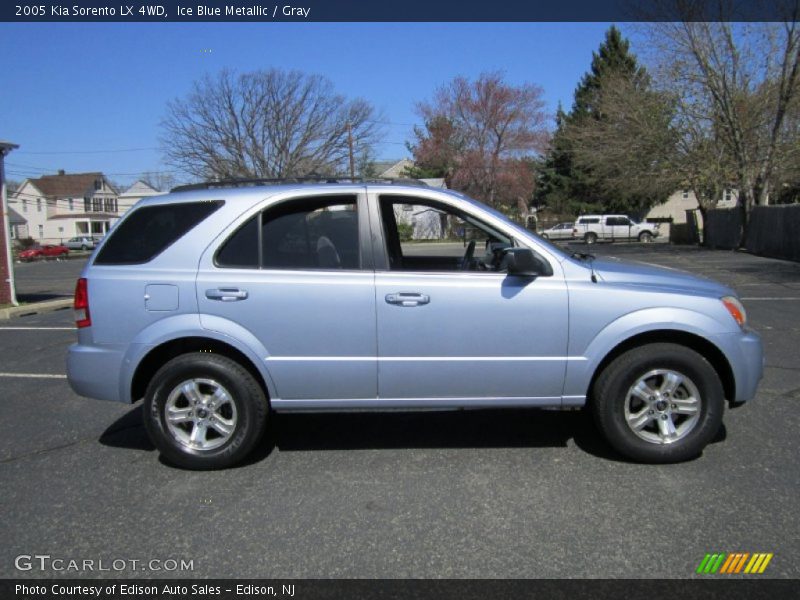 Ice Blue Metallic / Gray 2005 Kia Sorento LX 4WD