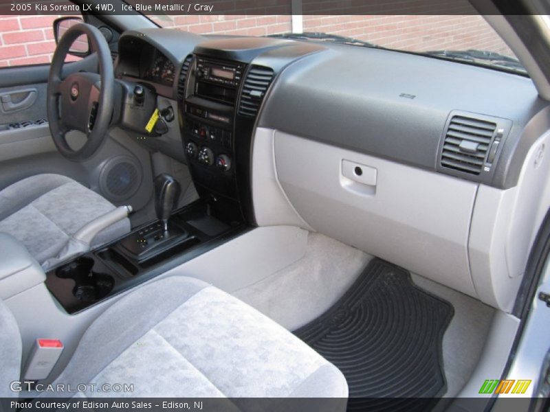 Ice Blue Metallic / Gray 2005 Kia Sorento LX 4WD