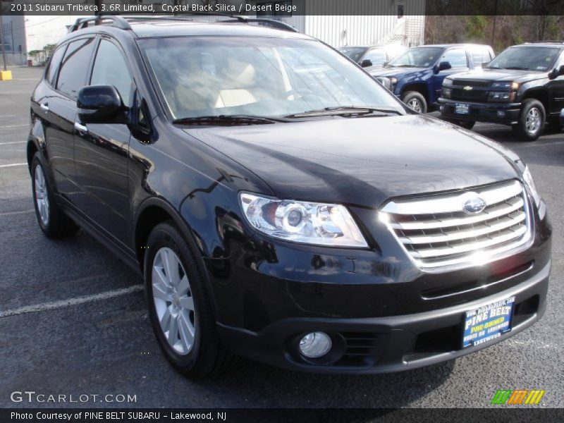 Crystal Black Silica / Desert Beige 2011 Subaru Tribeca 3.6R Limited