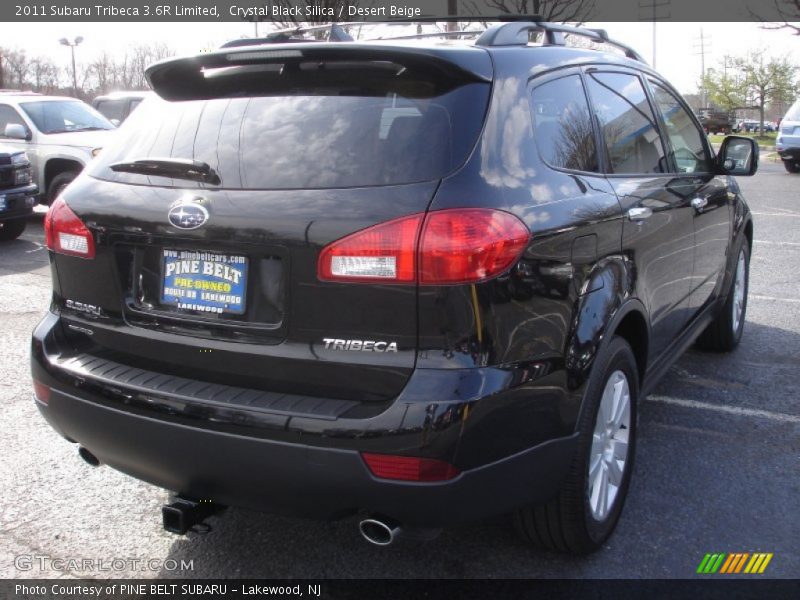 Crystal Black Silica / Desert Beige 2011 Subaru Tribeca 3.6R Limited