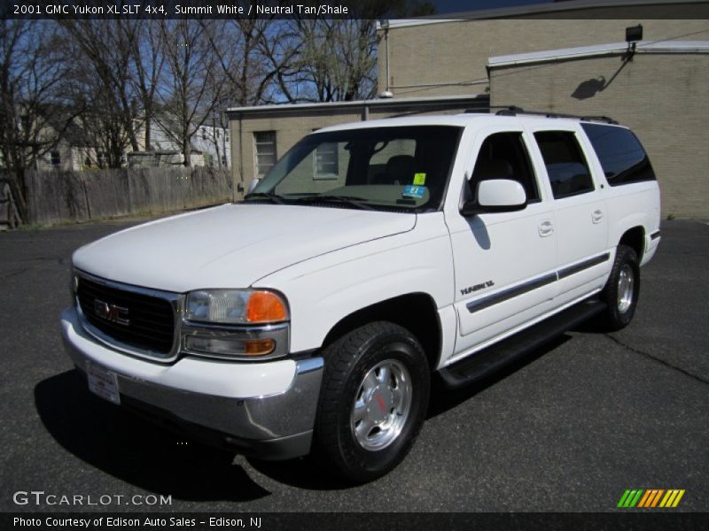 Summit White / Neutral Tan/Shale 2001 GMC Yukon XL SLT 4x4