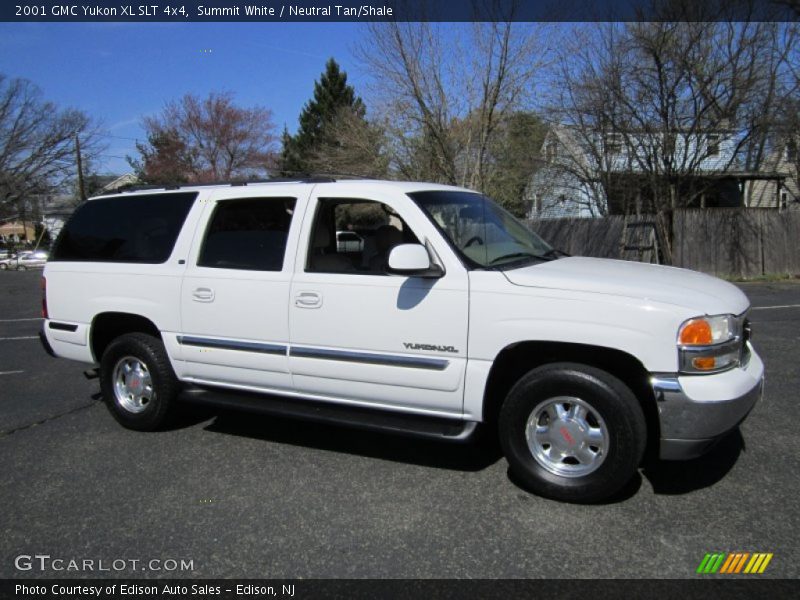 Summit White / Neutral Tan/Shale 2001 GMC Yukon XL SLT 4x4