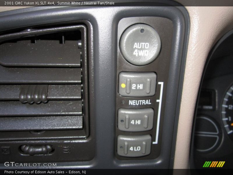 Controls of 2001 Yukon XL SLT 4x4