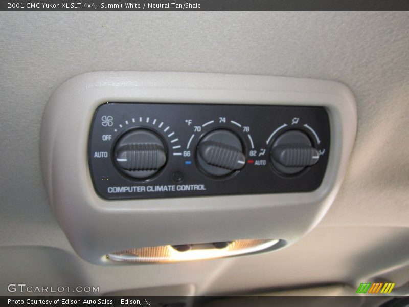 Controls of 2001 Yukon XL SLT 4x4