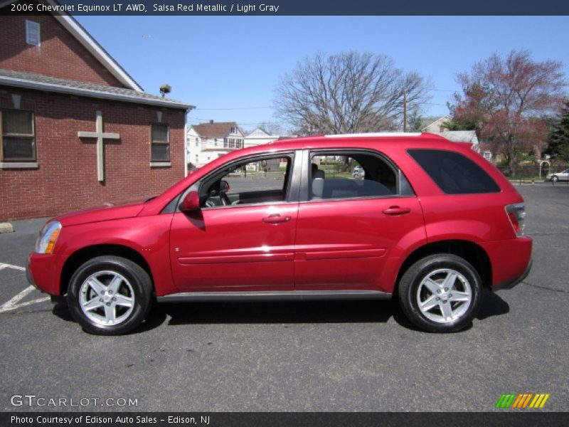 Salsa Red Metallic / Light Gray 2006 Chevrolet Equinox LT AWD
