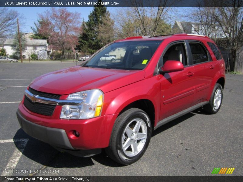 Salsa Red Metallic / Light Gray 2006 Chevrolet Equinox LT AWD