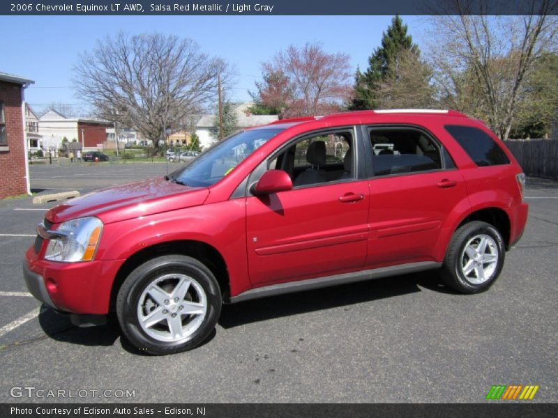 Salsa Red Metallic / Light Gray 2006 Chevrolet Equinox LT AWD