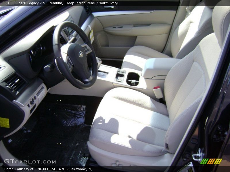 Deep Indigo Pearl / Warm Ivory 2012 Subaru Legacy 2.5i Premium