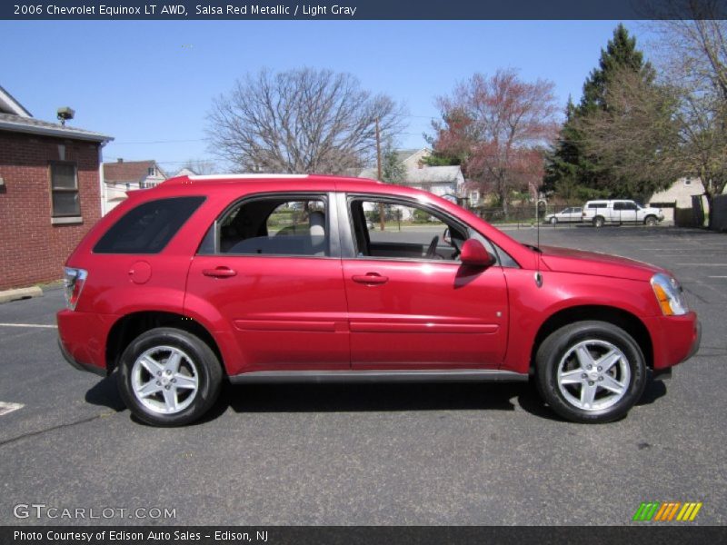 Salsa Red Metallic / Light Gray 2006 Chevrolet Equinox LT AWD