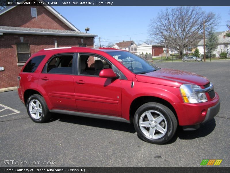 Salsa Red Metallic / Light Gray 2006 Chevrolet Equinox LT AWD