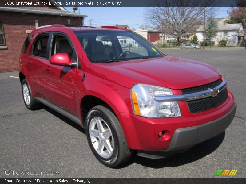 Salsa Red Metallic / Light Gray 2006 Chevrolet Equinox LT AWD