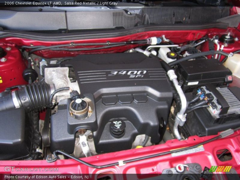 Salsa Red Metallic / Light Gray 2006 Chevrolet Equinox LT AWD