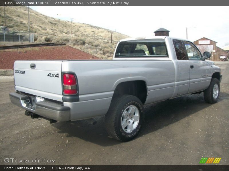 Silver Metallic / Mist Gray 1999 Dodge Ram 1500 SLT Extended Cab 4x4