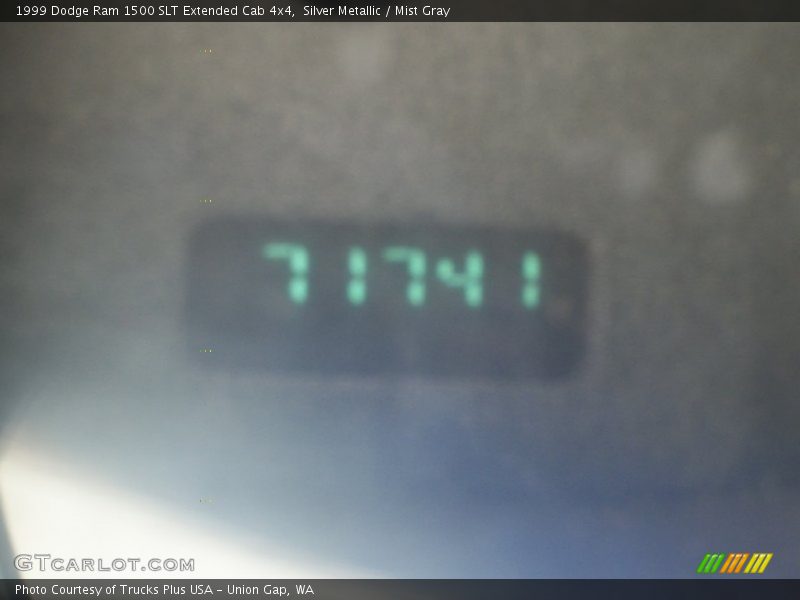 Silver Metallic / Mist Gray 1999 Dodge Ram 1500 SLT Extended Cab 4x4