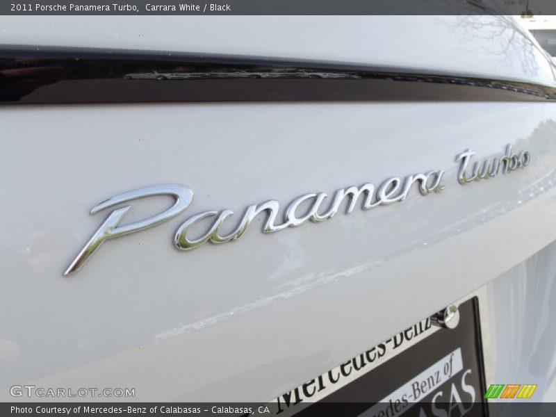 Carrara White / Black 2011 Porsche Panamera Turbo