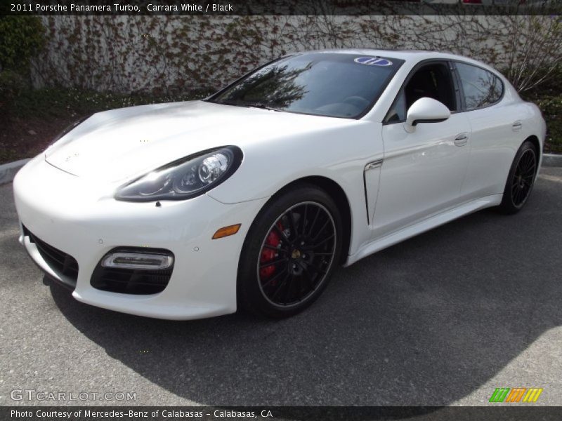 Front 3/4 View of 2011 Panamera Turbo
