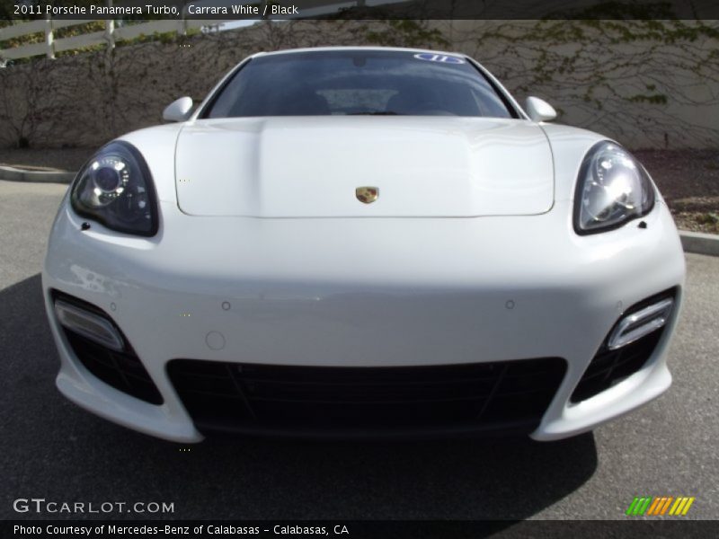 Carrara White / Black 2011 Porsche Panamera Turbo