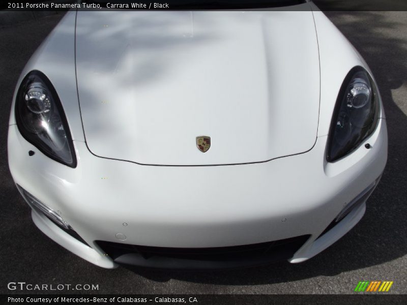Carrara White / Black 2011 Porsche Panamera Turbo