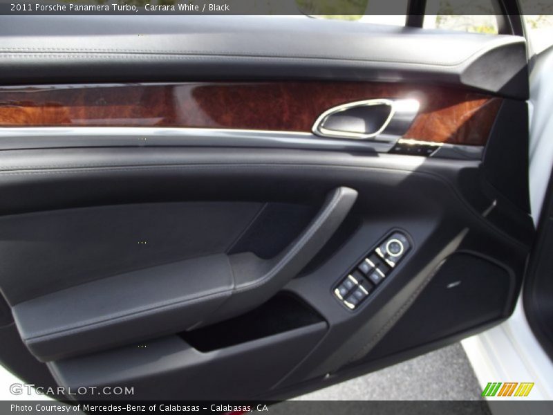 Carrara White / Black 2011 Porsche Panamera Turbo